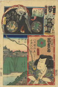 江戸の花名勝会 万 一番組 番町／三代豊国　暁斎（周麿）