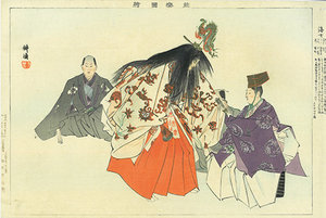 能楽図絵 海士／耕漁