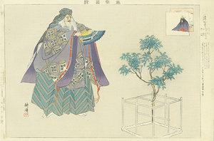 能楽図絵 道明寺／耕漁