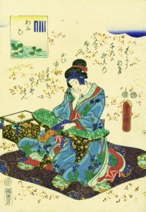 源氏物語　葵／三代豊国画