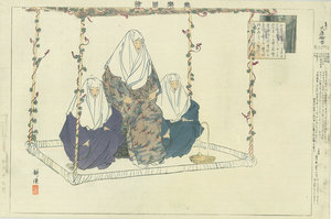 能楽図絵 大原御幸／耕漁
