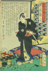 英名二十八衆句 由留木素玄／芳年