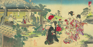 西園雅集/周延