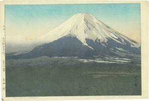 冨士十景　吉田村／吉田博