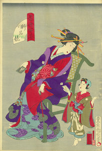 当世開花別品競／国周