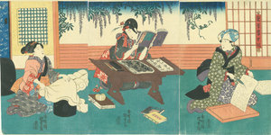 栄草当世娘/国貞