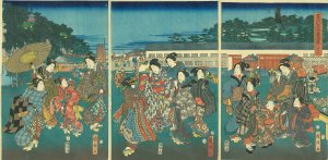 東都名所赤羽根の景／国郷