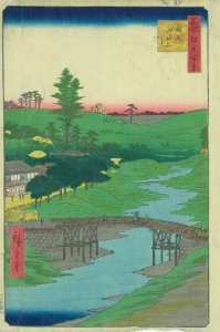 名所江戸百景 廣尾ふる川／広重