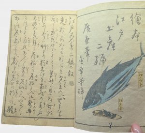 絵本江戸土産 二編／松亭金水解説　広重画
