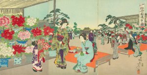 四ツ目牡丹園満開之図 Yotsume Botanen Mankaino zu／延一　Nobukazu